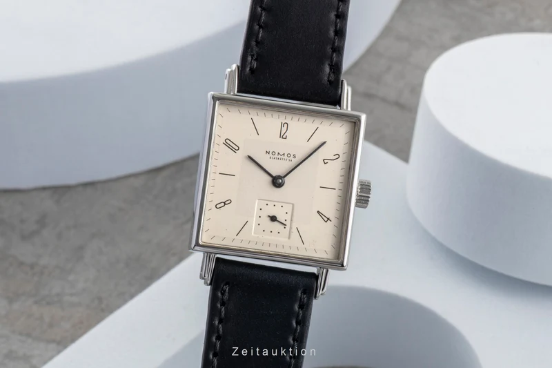Nomos Tetra steel manual winding men's watch 401 [2600411]
