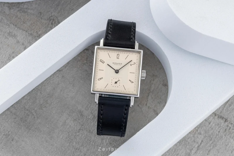 Nomos Tetra steel manual winding men's watch 401 [2600411]
