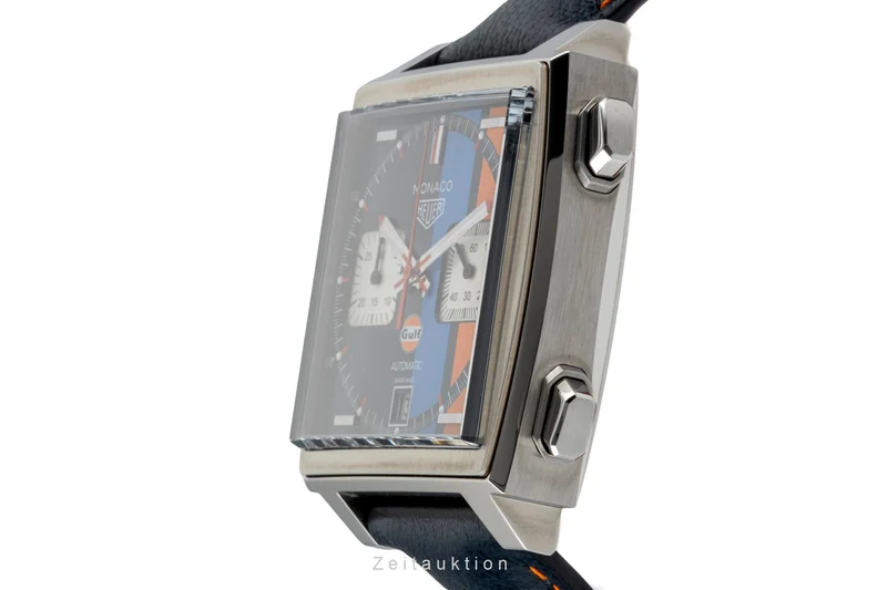 Tag Heuer Monaco chronograph steel automatic men's watch CAW211R.FC6401 LP: 8050EUR [2601043]