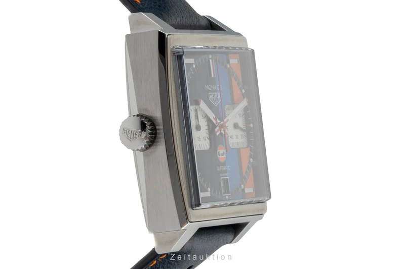 Tag Heuer Monaco chronograph steel automatic men's watch CAW211R.FC6401 LP: 8050EUR [2601043]
