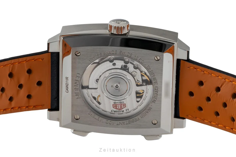 Tag Heuer Monaco chronograph steel automatic men's watch CAW211R.FC6401 LP: 8050EUR [2601043]