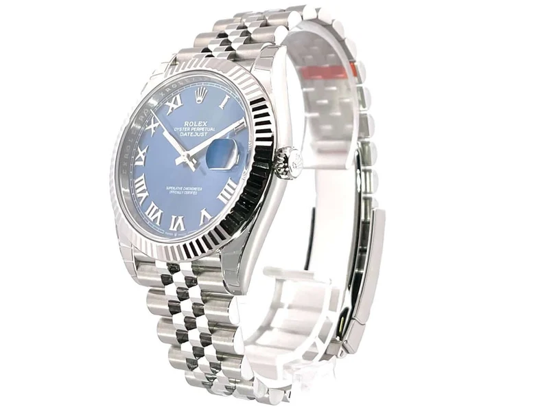 Rolex Datejust 41 Blau Römisch 126334 aus 2020 verklebt Jubile-Band
