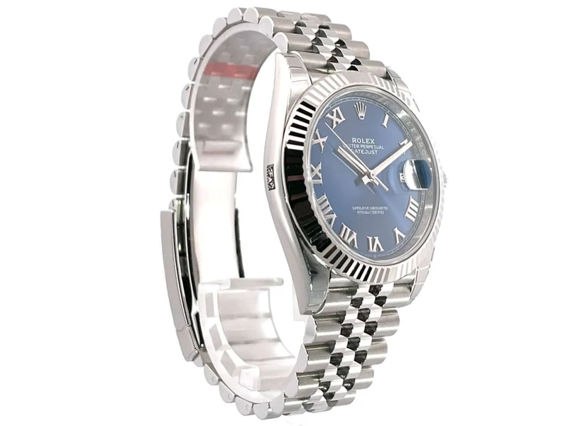 Rolex Datejust 41 Blau Römisch 126334 aus 2020 verklebt Jubile-Band