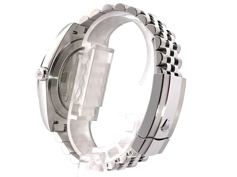 Rolex Datejust 41 Edelstahl Weißgold 126334 Rhodium Dia Jubile-Band aus 2019