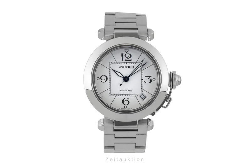 Cartier Pasha steel automatic men's watch W31074M7 [2600327]