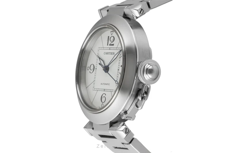 Cartier Pasha steel automatic men's watch W31074M7 [2600327]