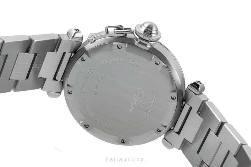 Cartier Pasha steel automatic men's watch W31074M7 [2600327]