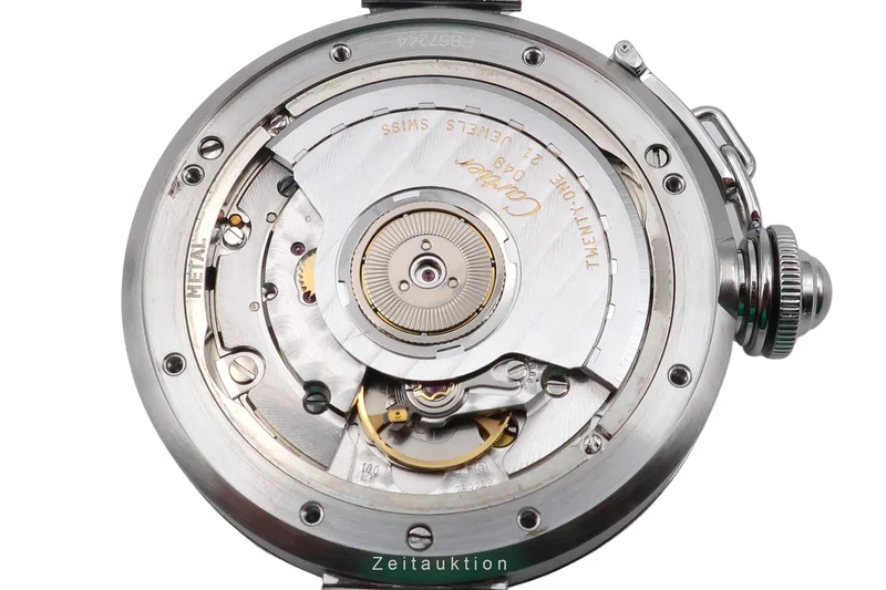 Cartier Pasha steel automatic men's watch W31074M7 [2600327]