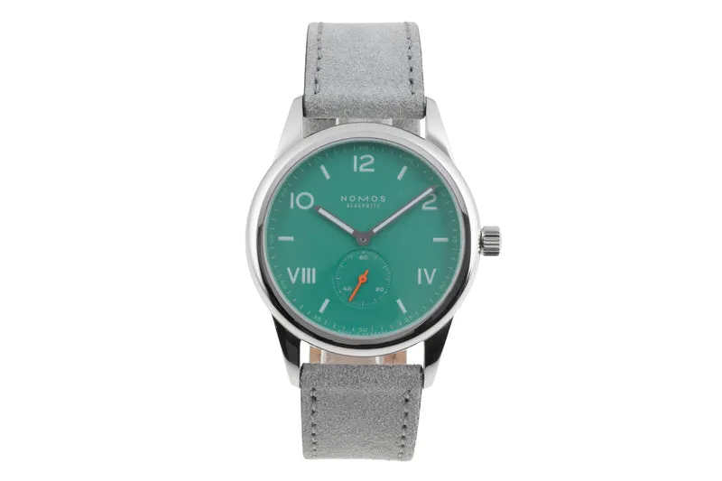 Nomos Club steel manual winding men's watch 726 LP: 1480EUR [2600810]