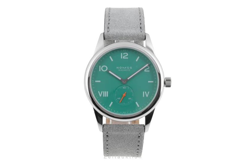 Nomos Club steel manual winding men's watch 726 LP: 1480EUR [2600810]