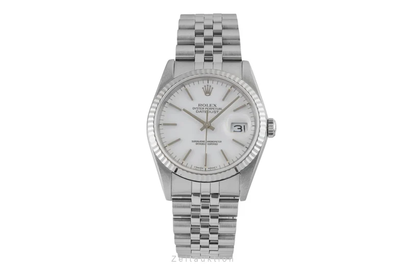 Rolex Datejust steel / white gold automatic men's watch 16234 [2600509]