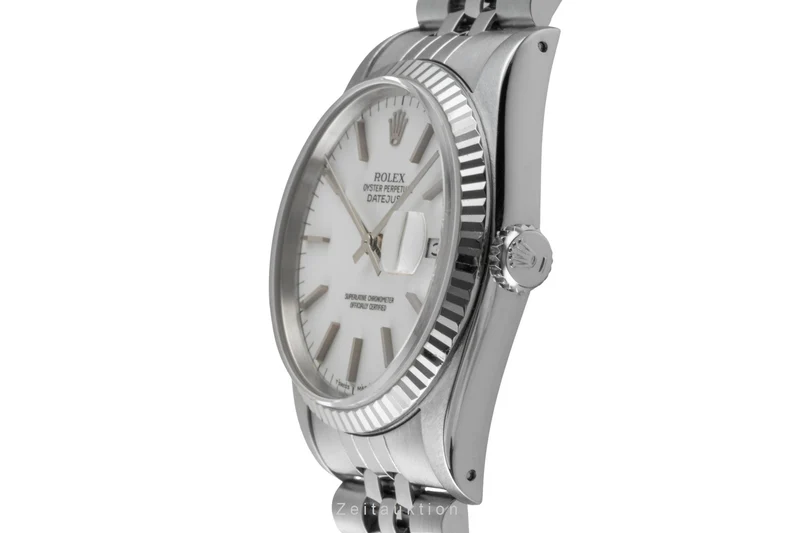 Rolex Datejust steel / white gold automatic men's watch 16234 [2600509]