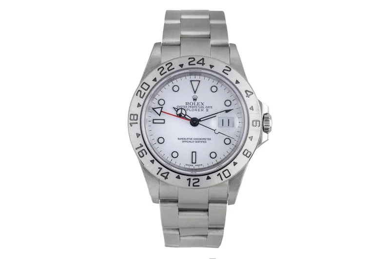 Rolex Explorer II steel automatic men's watch 16570 [2600660]