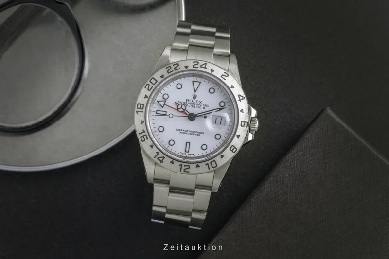 Rolex Explorer II steel automatic men's watch 16570 [2600660]