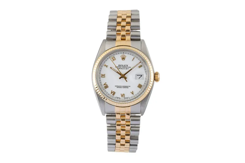 Rolex Datejust steel / gold automatic men's watch 16013 Vintage [2600946]