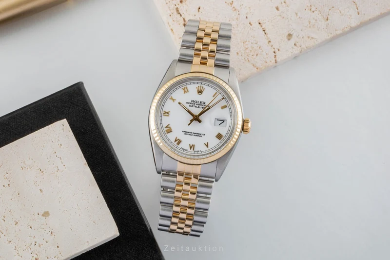 Rolex Datejust steel / gold automatic men's watch 16013 Vintage [2600946]