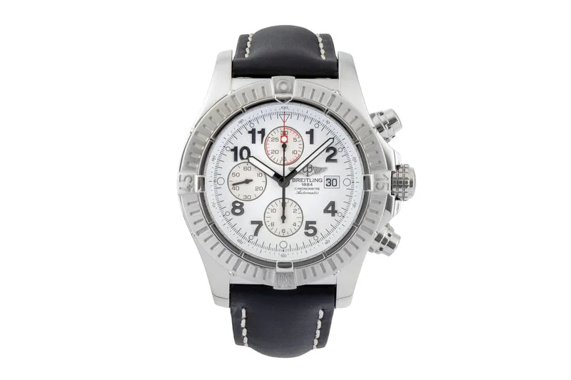 Breitling Super Avenger chronograph steel automatic men's watch A13370 [2601018]