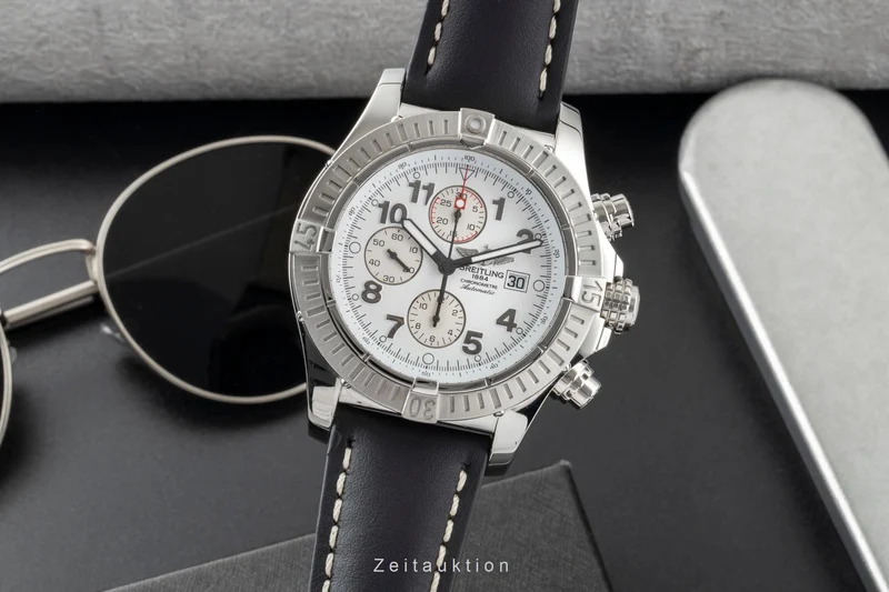 Breitling Super Avenger chronograph steel automatic men's watch A13370 [2601018]