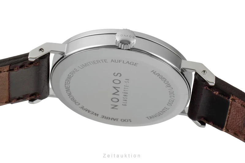 Nomos Tangente steel manual winding men's watch Lävograph Limited [2601103]