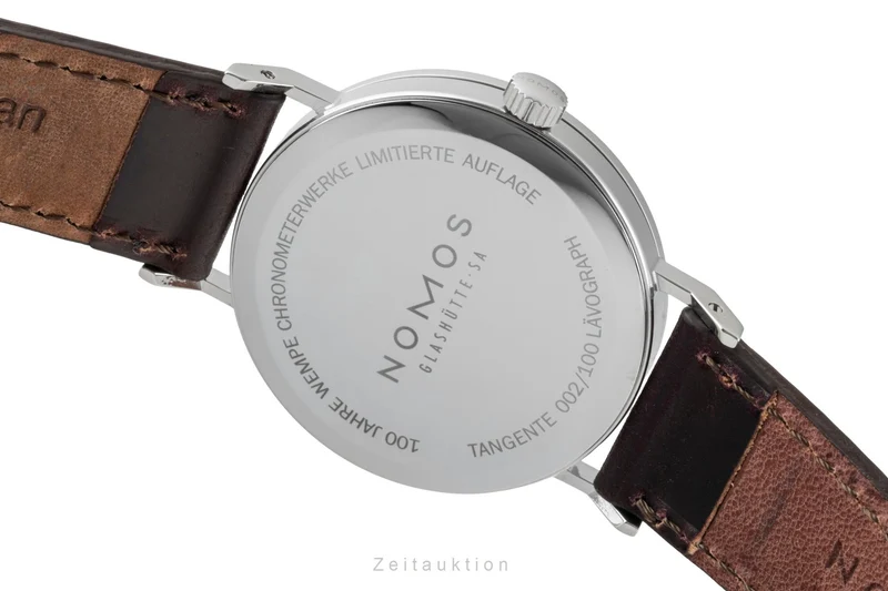 Nomos Tangente steel manual winding men's watch Lävograph Limited [2601103]