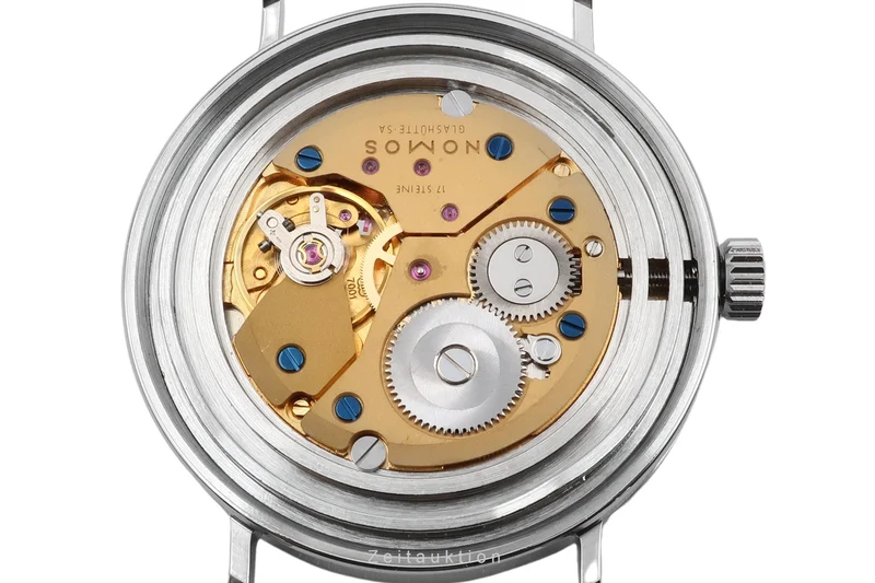 Nomos Tangente steel manual winding men's watch Lävograph Limited [2601103]