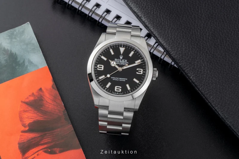 Rolex Explorer steel automatic men's watch 224270 [2601068]