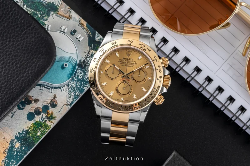 Rolex Daytona chronograph steel / gold automatic men's watch 116503 [2601025]