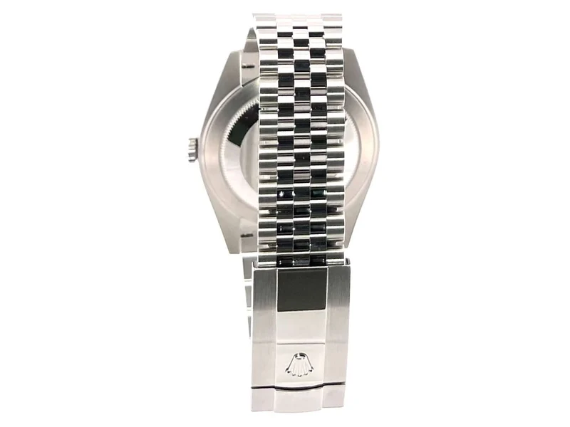 Rolex Datejust 41 Edelstahl Weißgold 126334 Mint Green Riffelmuster Jubile