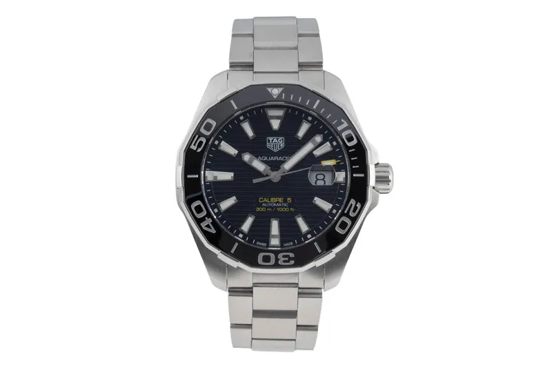 Tag Heuer Aquaracer steel automatic men's watch WAY201A.BA0927 [2600845]