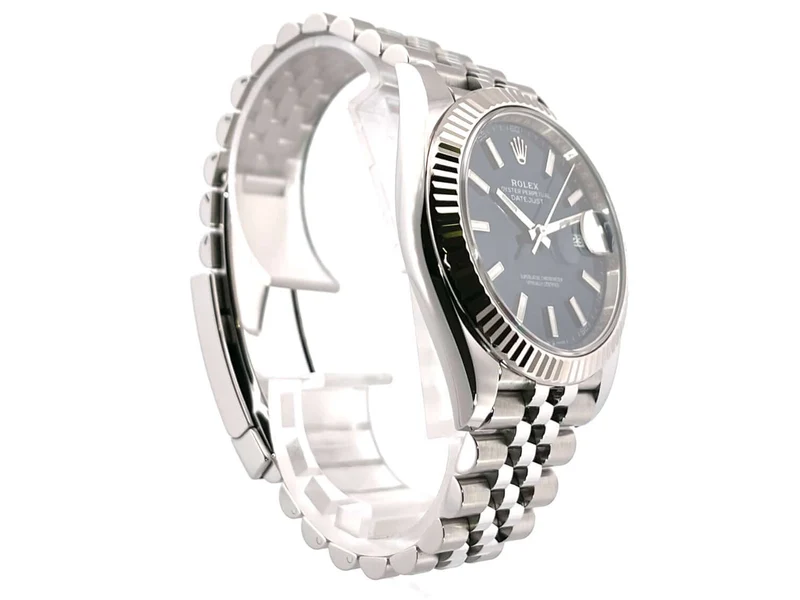 Rolex Datejust 41 Edelstahl Weißgold 126334 Blau Jubile-Band 2020 ungetragen