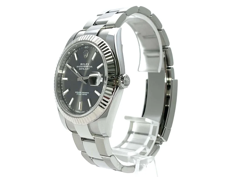 Rolex Datejust 41 Edelstahl Weißgold 126334 Rhodium aus 2020 ungetragen