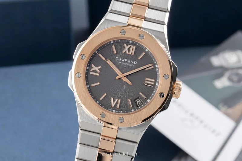 Chopard Alpine Eagle steel / gold automatic men's watch 298600-6001 LP: 28000EUR [2600910]