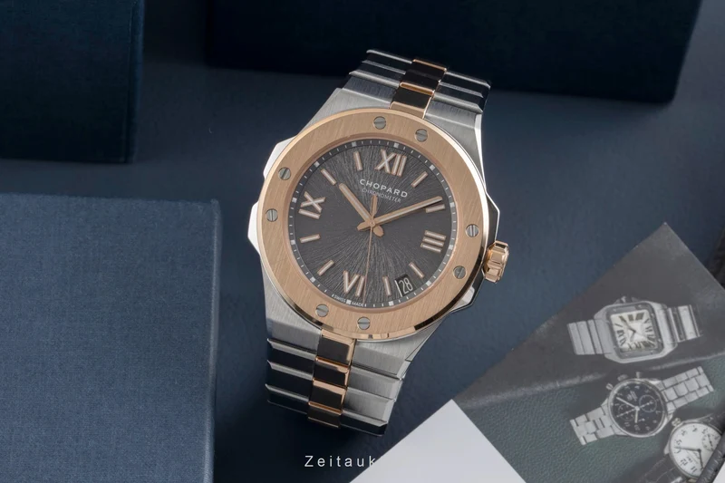Chopard Alpine Eagle steel / gold automatic men's watch 298600-6001 LP: 28000EUR [2600910]