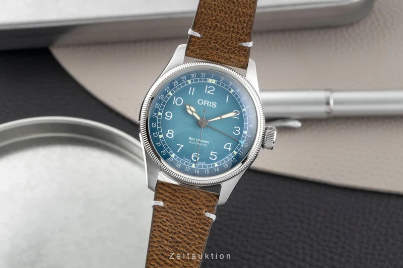 Oris Big Crown steel automatic men's watch 01 754 7779 4065-Set LP: 2250EUR [2600835]