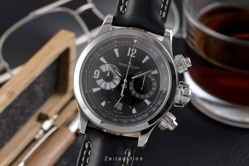 Jaeger LeCoultre Master Compressor chronograph steel automatic men's watch Q1758470, 146.8.25 LP: 16000EUR [2600323]