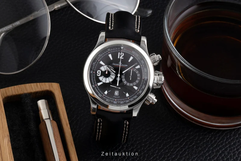 Jaeger LeCoultre Master Compressor chronograph steel automatic men's watch Q1758470, 146.8.25 LP: 16000EUR [2600323]