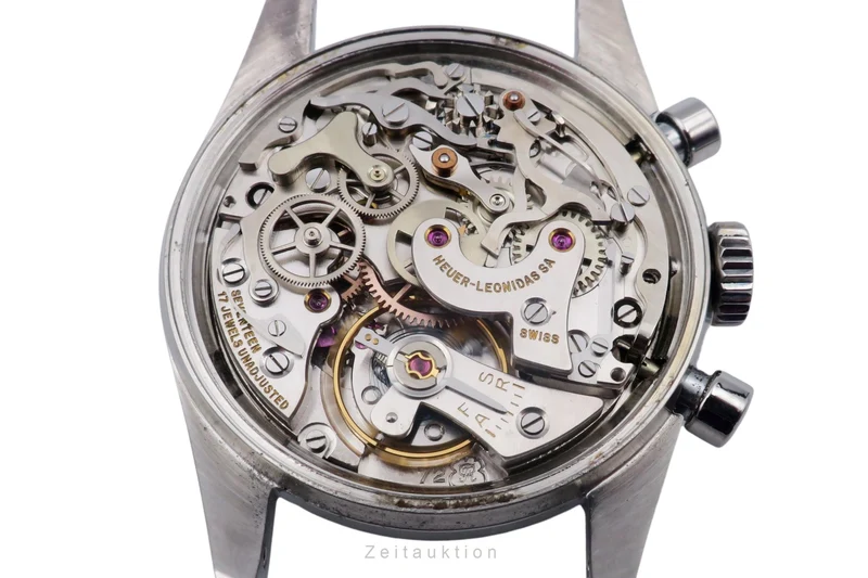 Heuer Carrera chronograph steel manual winding men's watch 2447S Vintage [2600120]