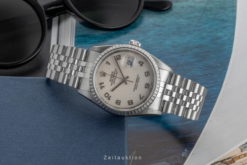 Rolex Datejust steel automatic men's watch 16220 [2600688]