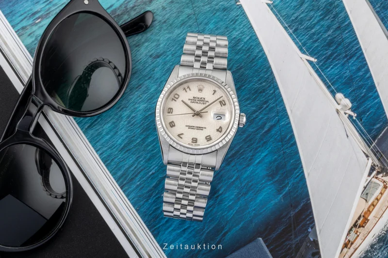 Rolex Datejust steel automatic men's watch 16220 [2600688]
