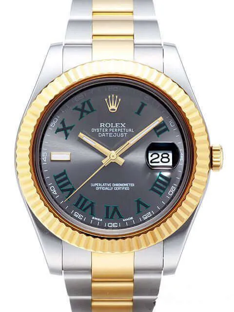 Rolex Datejust II 41 116333 Slate Römisch