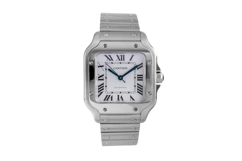 Cartier Santos steel automatic men's watch WSSA0010 LP: 8050EUR [2600519]