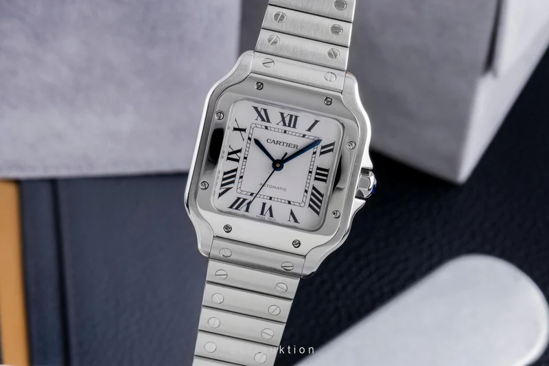Cartier Santos steel automatic men's watch WSSA0010 LP: 8050EUR [2600519]