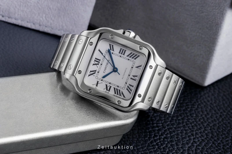 Cartier Santos steel automatic men's watch WSSA0010 LP: 8050EUR [2600519]