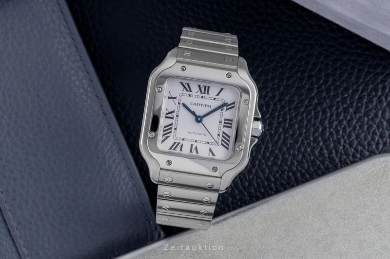 Cartier Santos steel automatic men's watch WSSA0010 LP: 8050EUR [2600519]