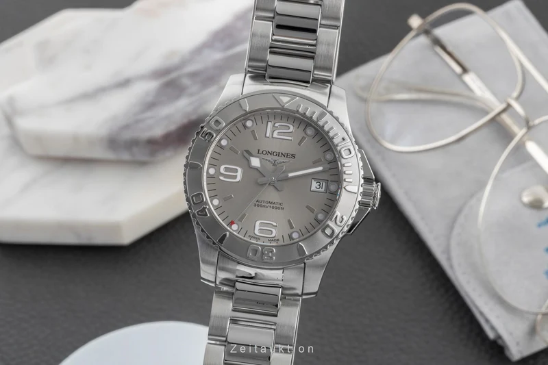 Longines Hydro Conquest steel automatic men's watch L3.664.4 LP: 1950EUR [2600712]
