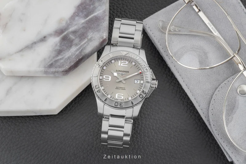 Longines Hydro Conquest steel automatic men's watch L3.664.4 LP: 1950EUR [2600712]