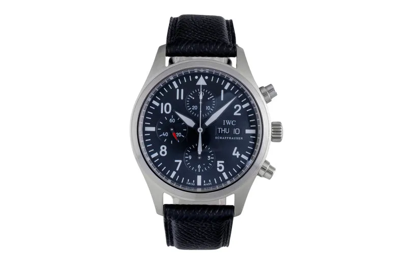 IWC Fliegerchronograph chronograph steel automatic men's watch IW371701 LP: 7800EUR [2600490]