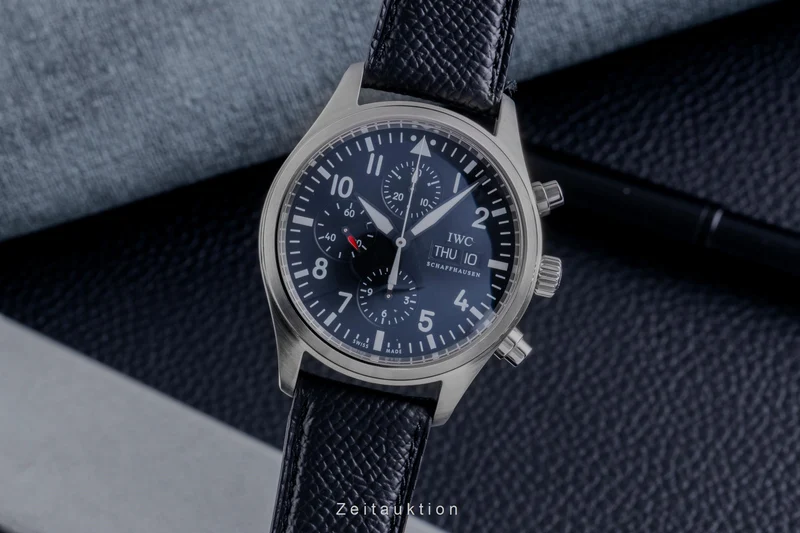 IWC Fliegerchronograph chronograph steel automatic men's watch IW371701 LP: 7800EUR [2600490]