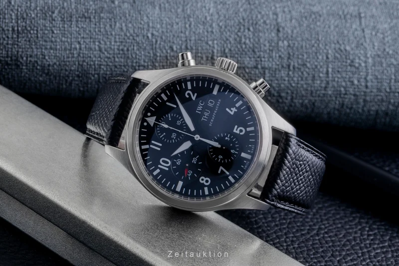 IWC Fliegerchronograph chronograph steel automatic men's watch IW371701 LP: 7800EUR [2600490]