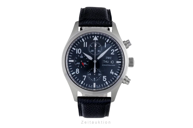 IWC Fliegerchronograph chronograph steel automatic men's watch IW371701 LP: 7800EUR [2600490]